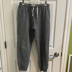 Canadiana Dark Grey Heathered Women’s Joggers Sweatpants Size Medium Casual